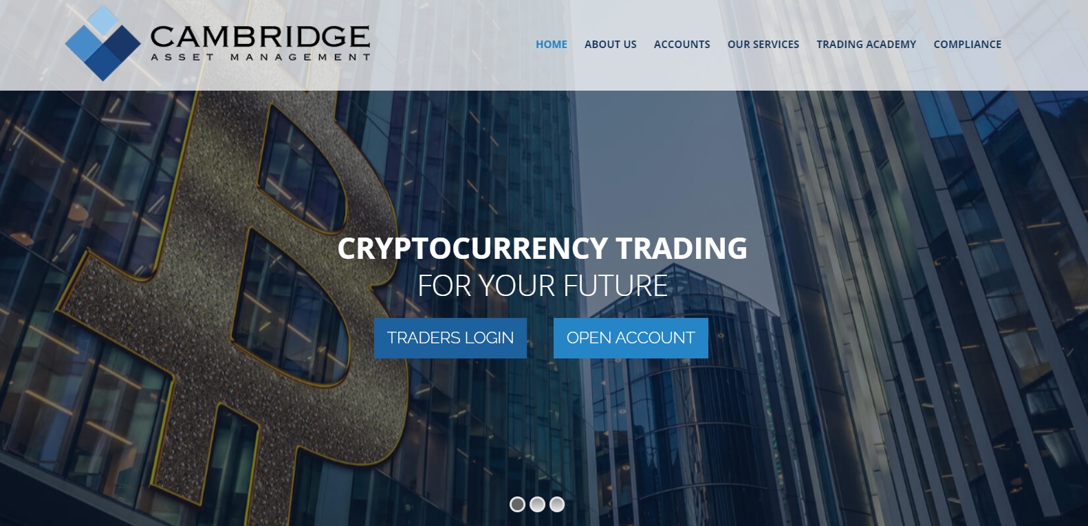 Cambridge Asset management homepage